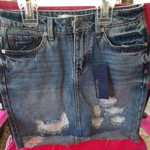 Habitual girl blue jeans skirt size 10